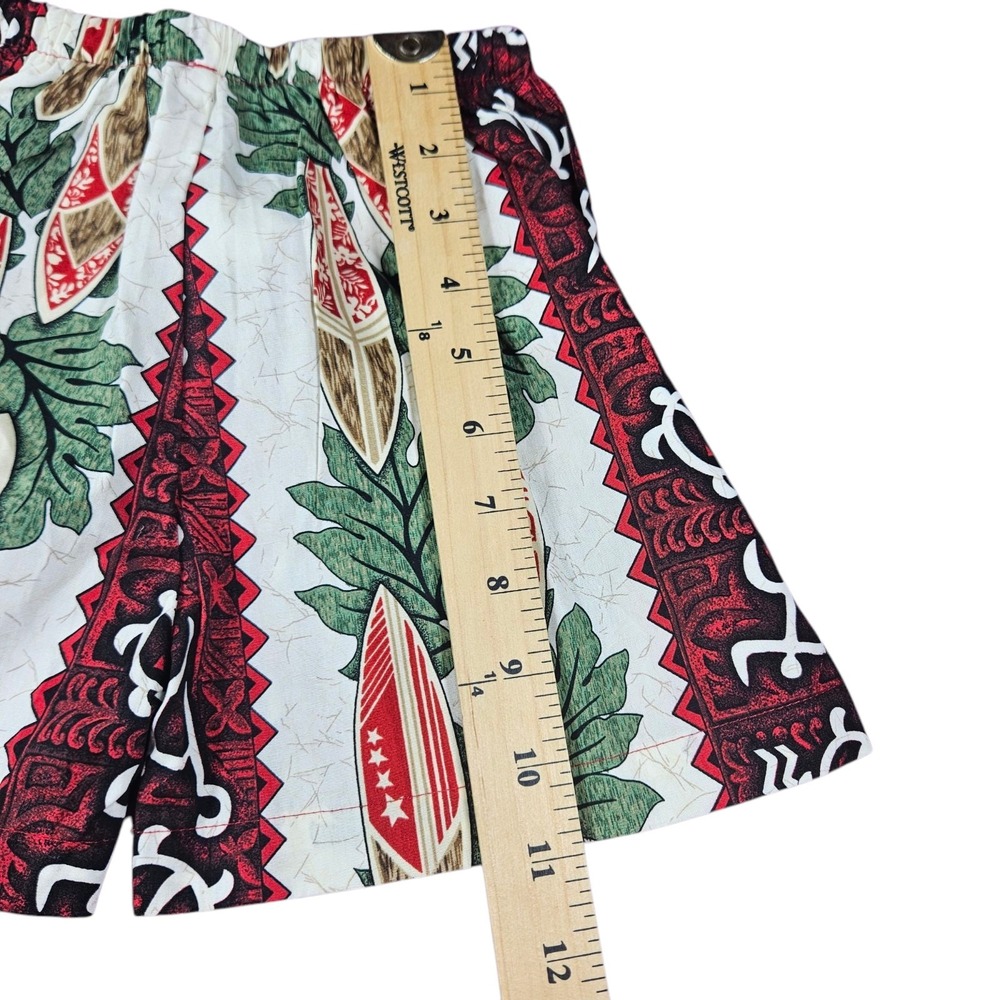 Pacific Legend Hawaiian Top Bottom Boys 6T Shirt Short Set Beach Surf Aztec Palm - Picture 9 of 11